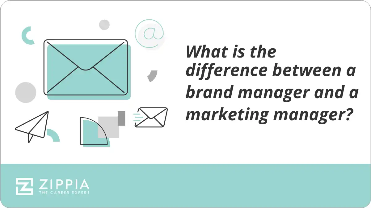 What is the difference between a brand manager and a marketing manager?