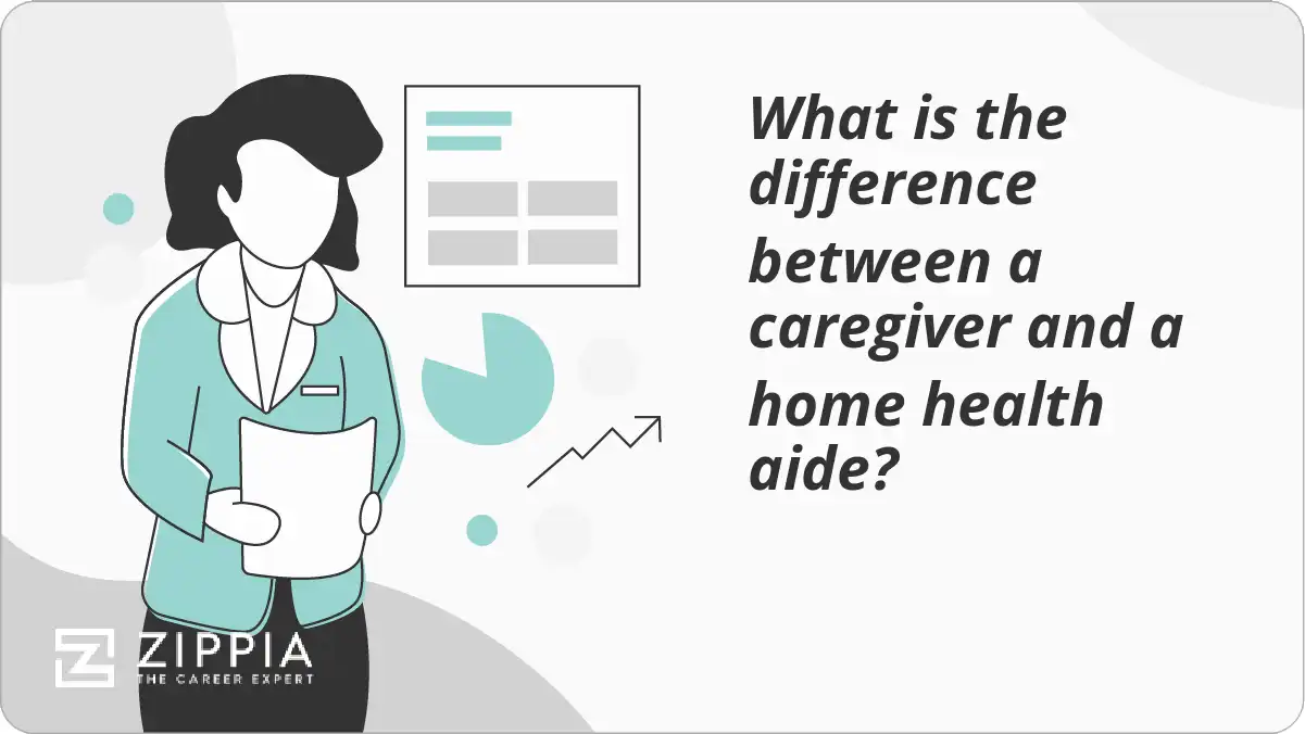 What is the difference between a caregiver and a home health aide?