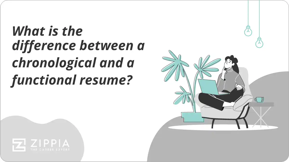 What is the difference between a chronological and a functional resume?