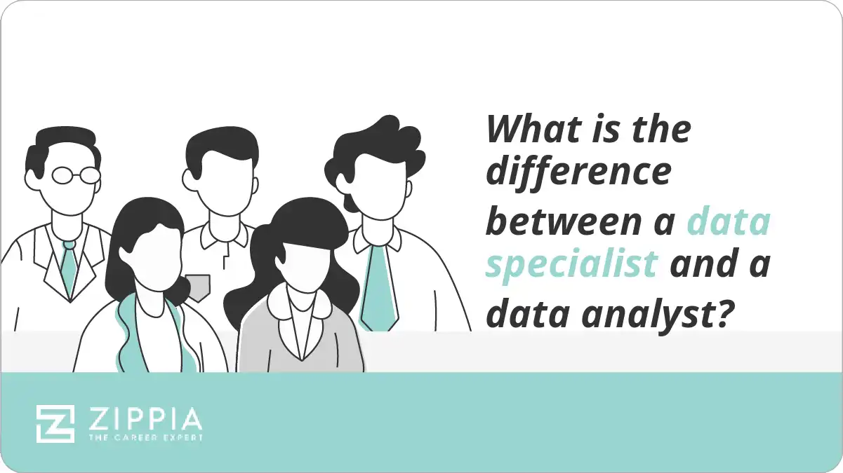 What is the difference between a data specialist and a data analyst?
