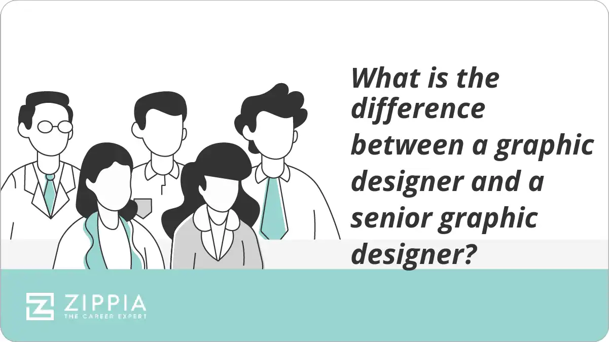 What is the difference between a graphic designer and a senior graphic designer?