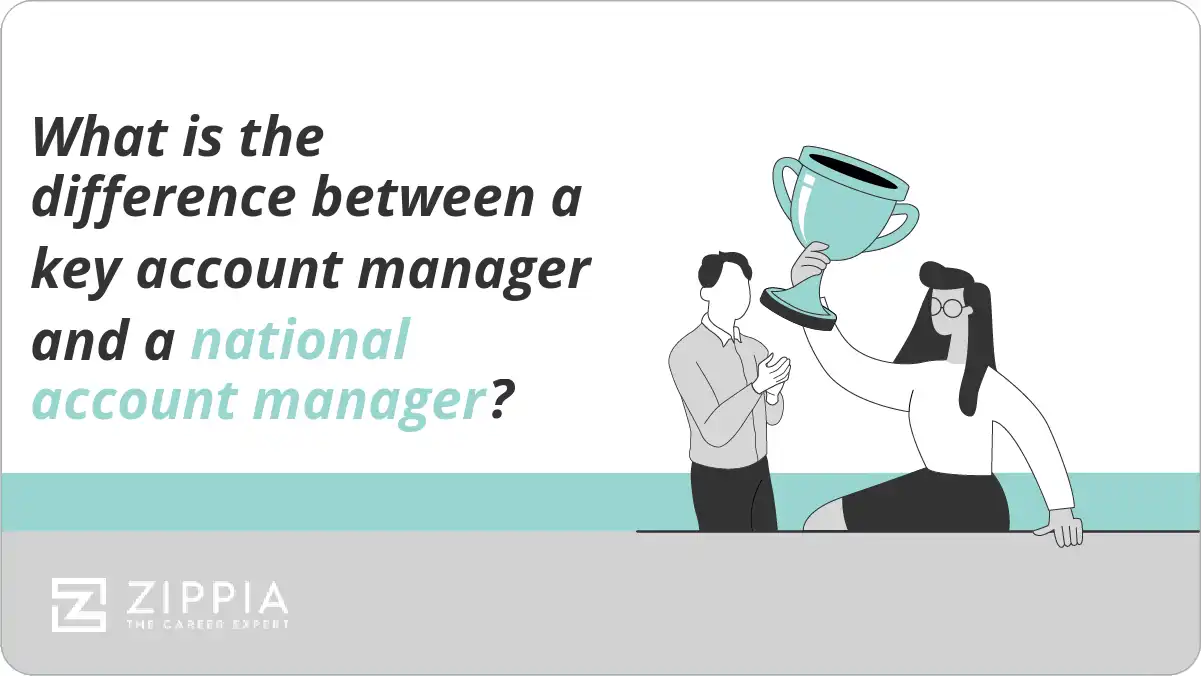 What is the difference between a key account manager and a national account manager?