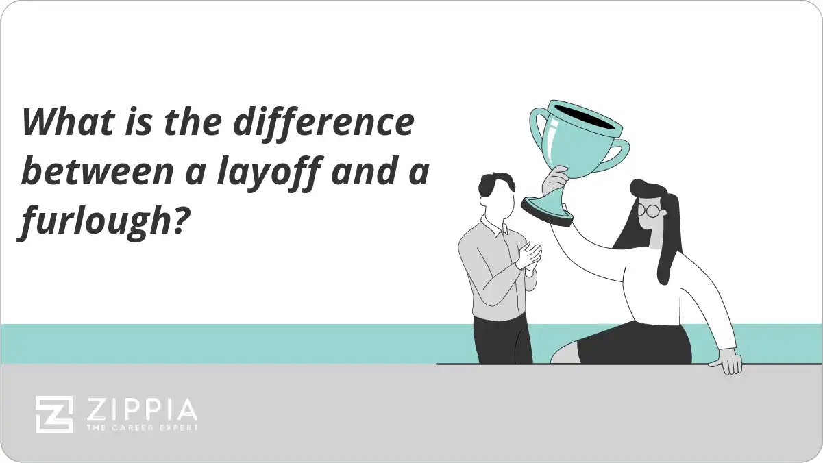 What is the difference between a layoff and a furlough?