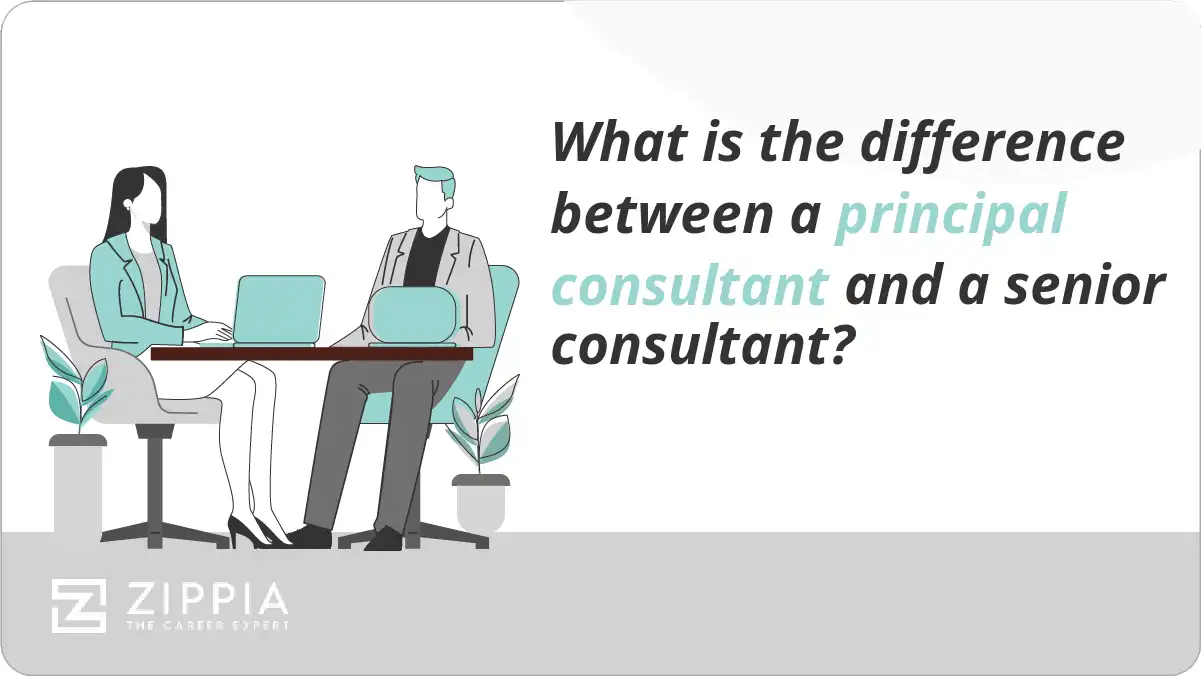 What is the difference between a principal consultant and a senior consultant?