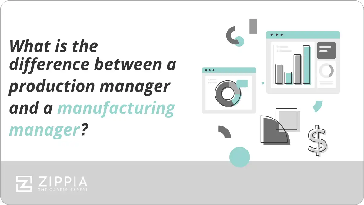 What is the difference between a production manager and a manufacturing manager?