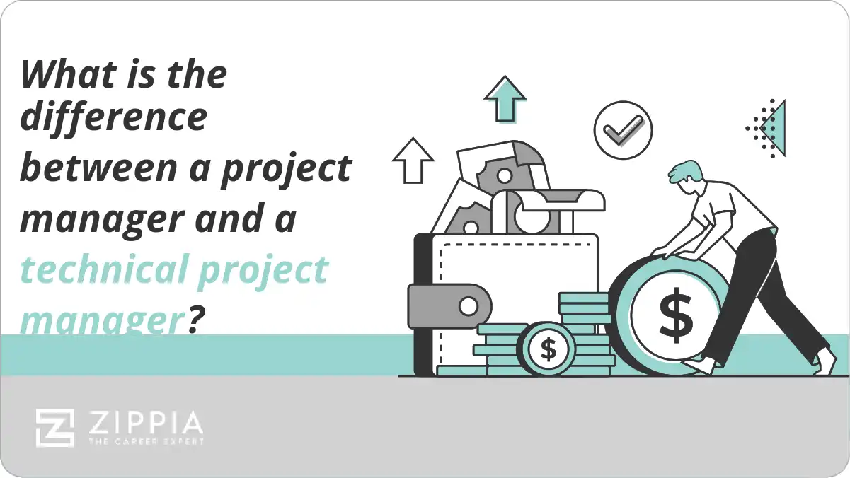 What is the difference between a project manager and a technical project manager?