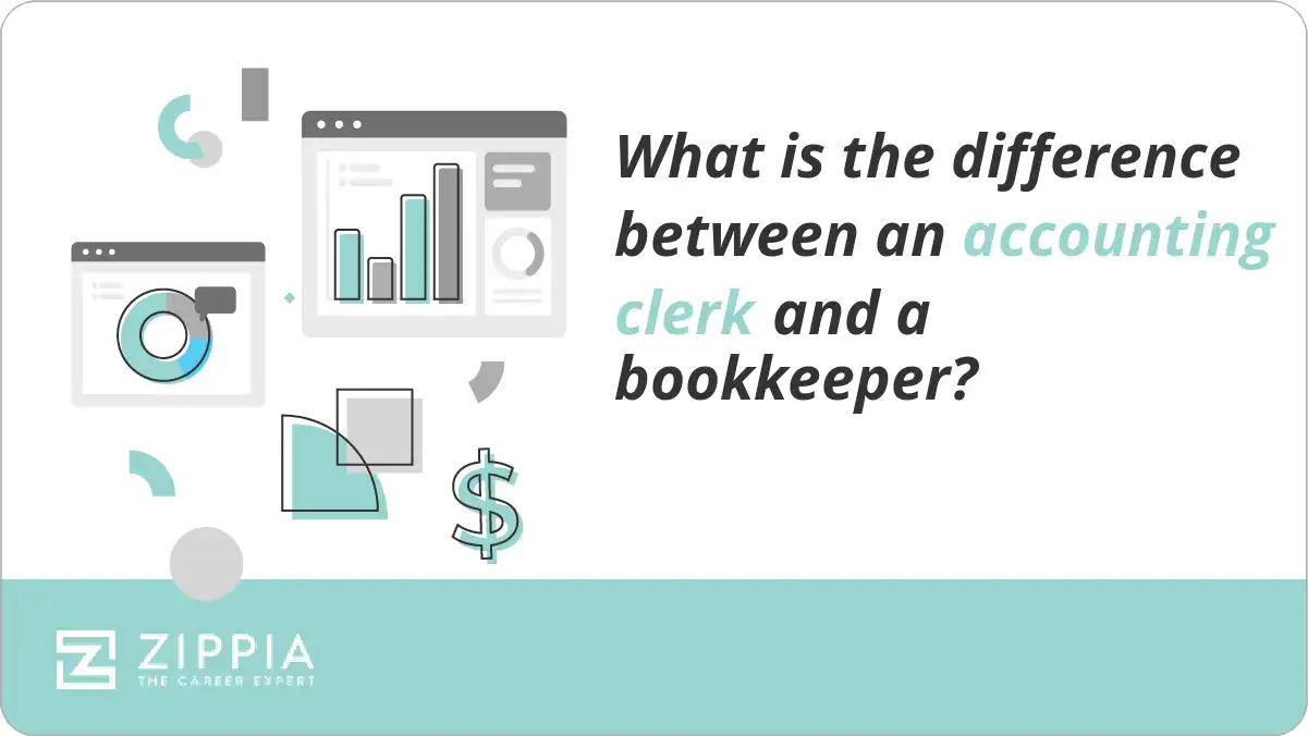 What is the difference between an accounting clerk and a bookkeeper?