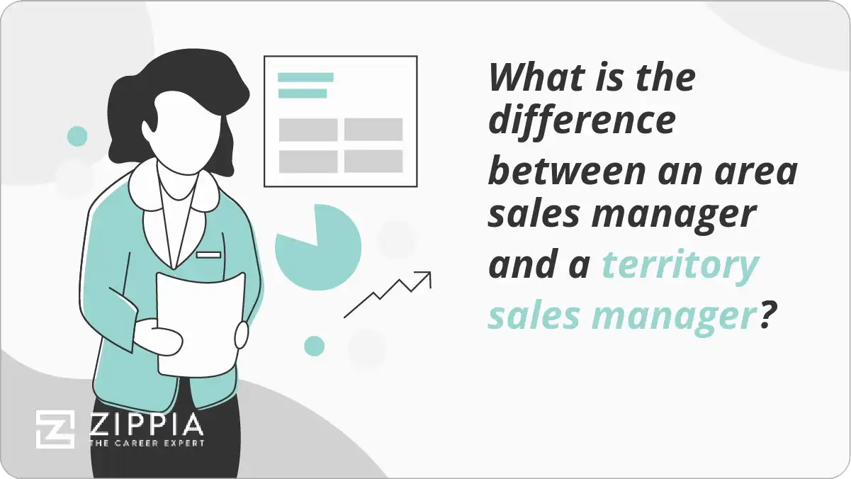 What is the difference between an area sales manager and a territory sales manager?