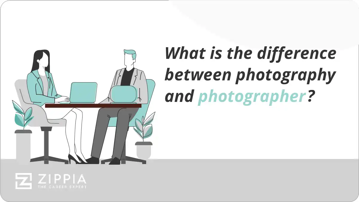 What is the difference between photography and photographer?