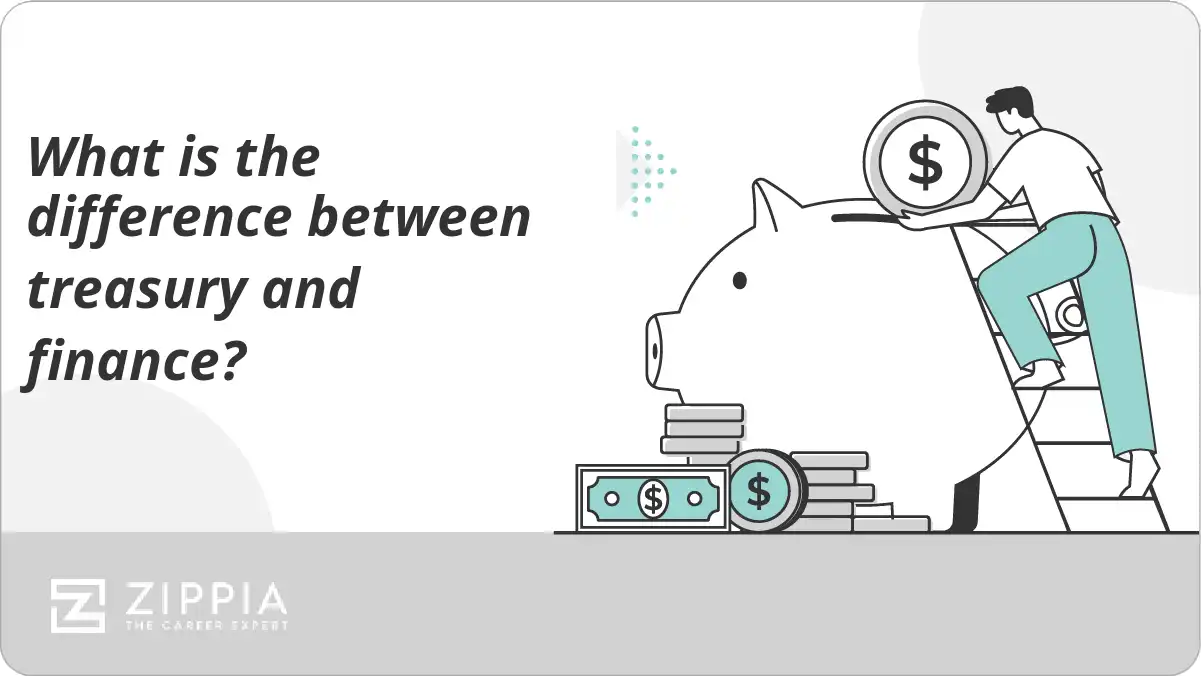 What is the difference between treasury and finance?
