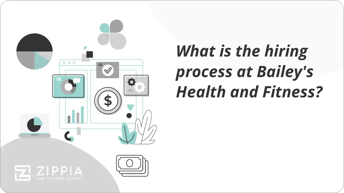 What is the hiring process at Bailey's Health and Fitness?
