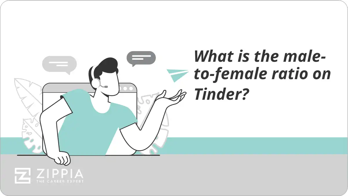 What is the male-to-female ratio on Tinder?