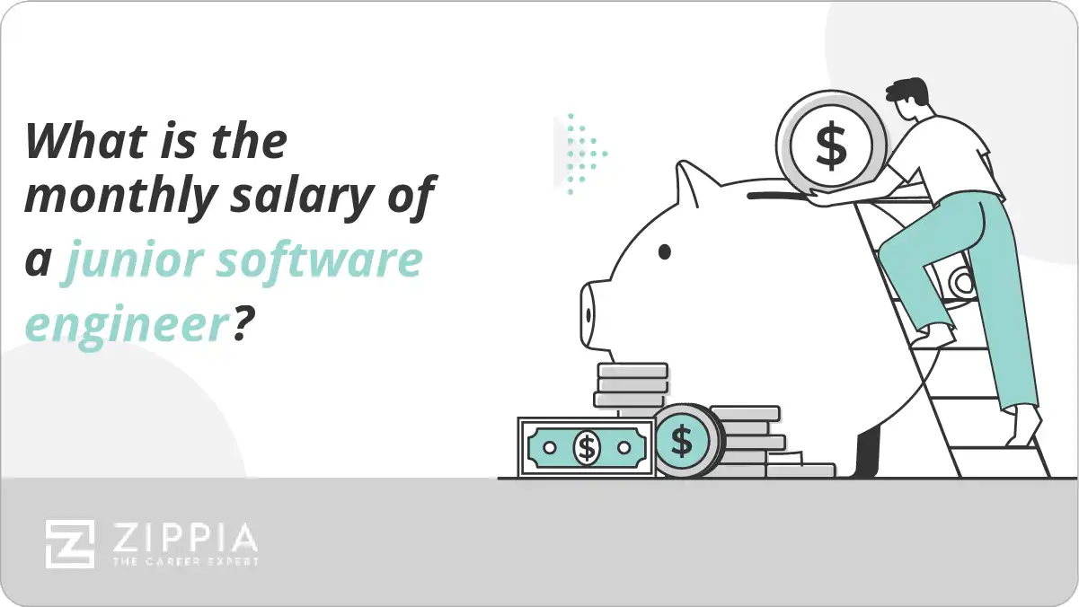 What is the monthly salary of a junior software engineer?
