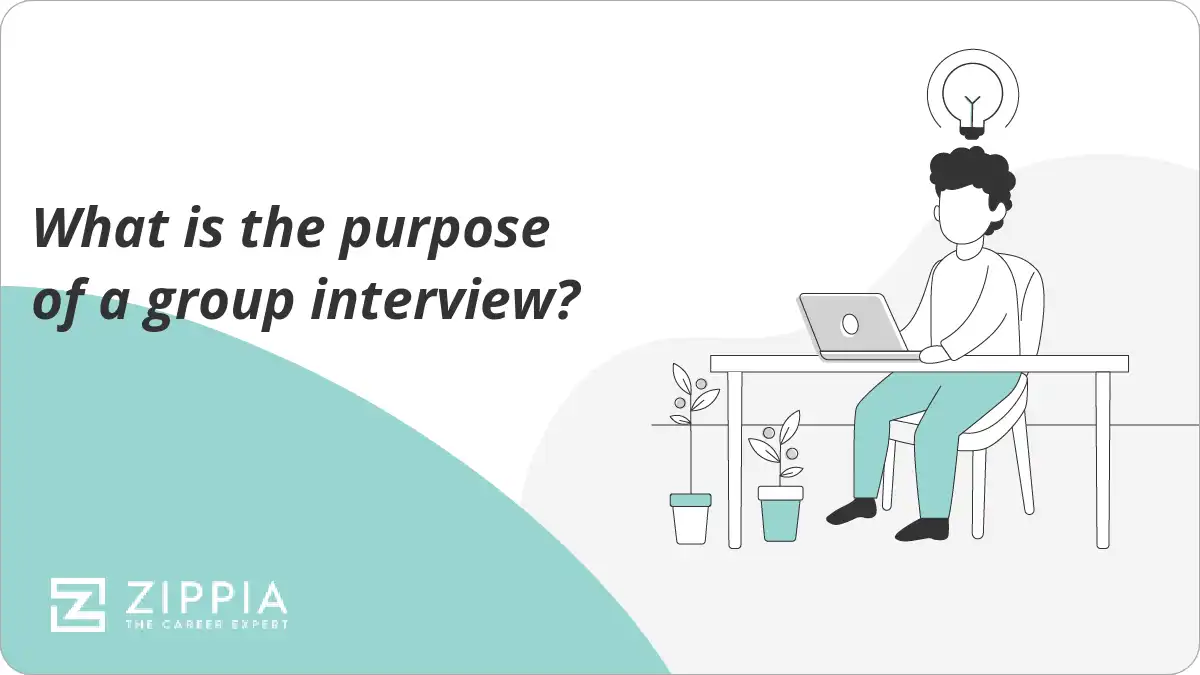 What is the purpose of a group interview?
