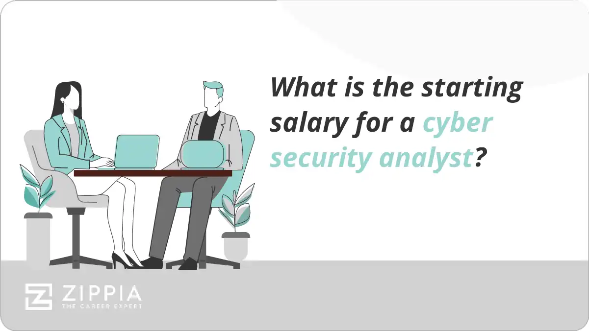 What is the starting salary for a cyber security analyst?