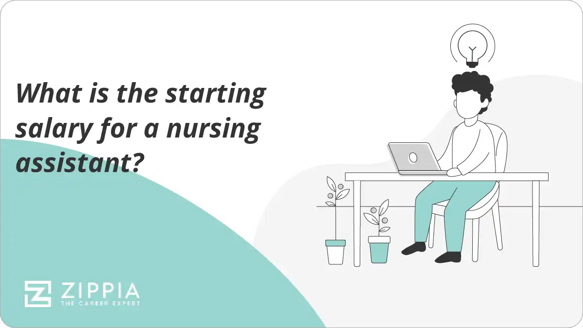 What is the starting salary for a nursing assistant?