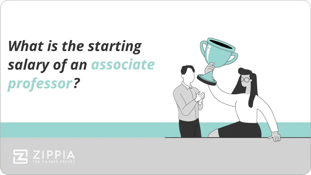 What is the starting salary of an associate professor?