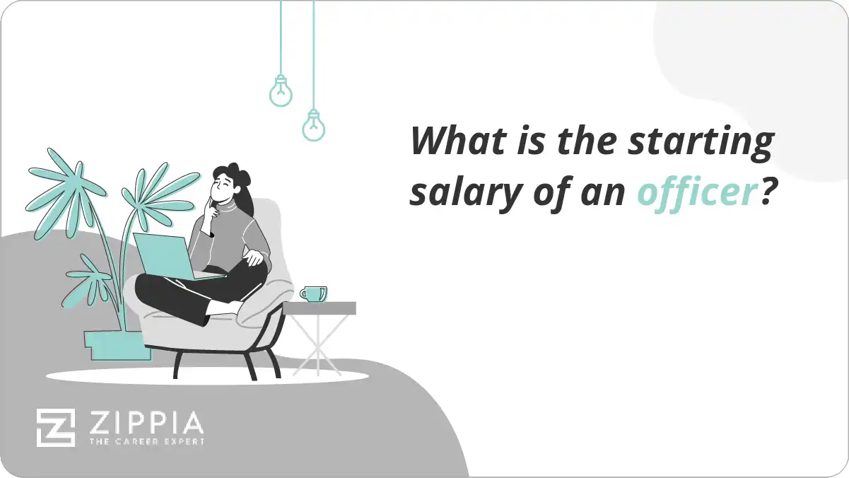 What is the starting salary of an officer?