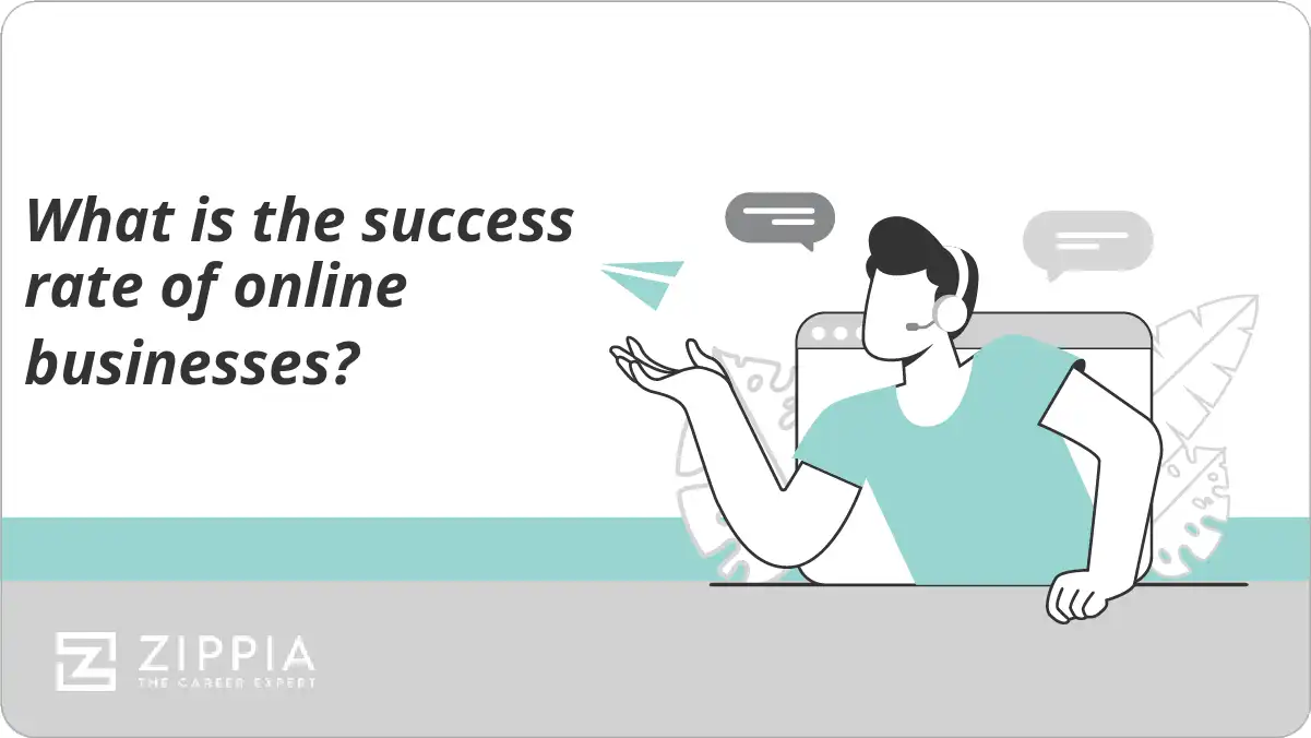 What is the success rate of online businesses?