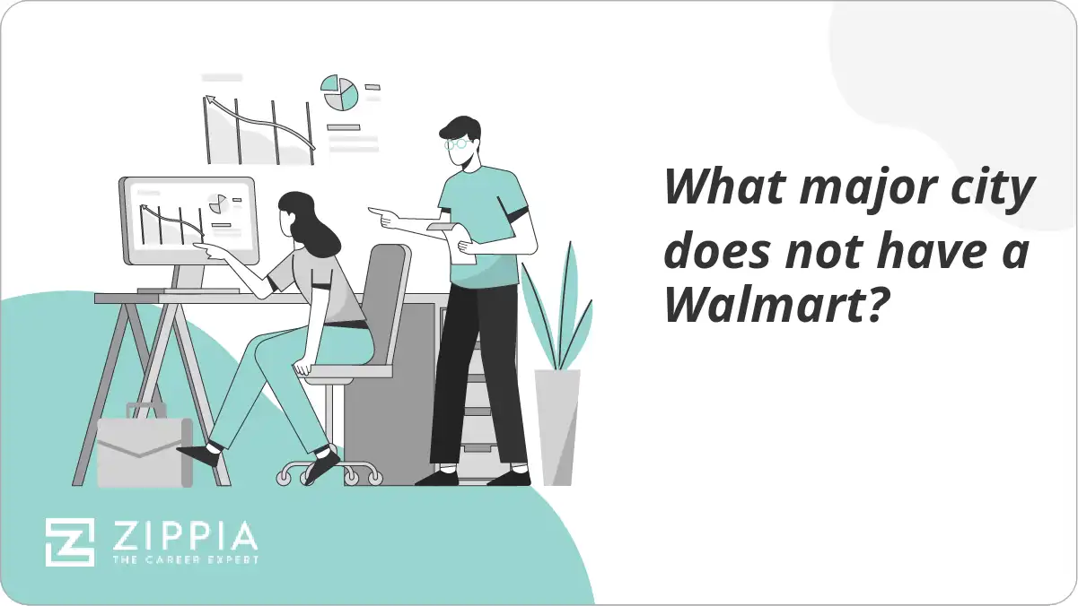 What major city does not have a Walmart?