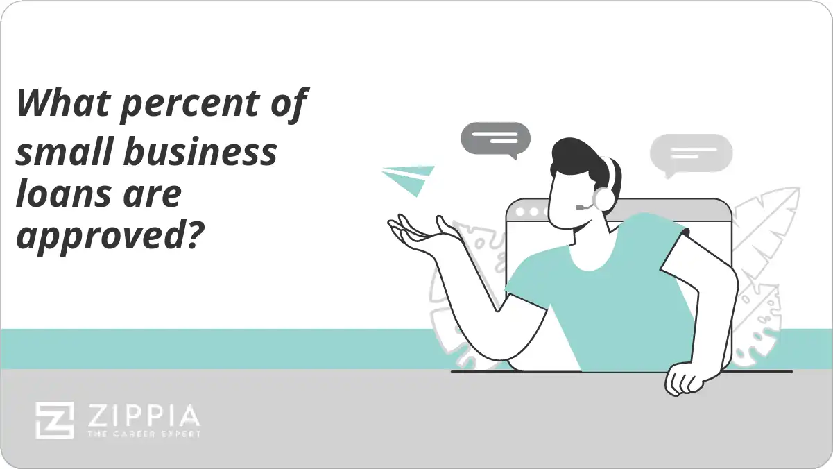What percent of small business loans are approved?