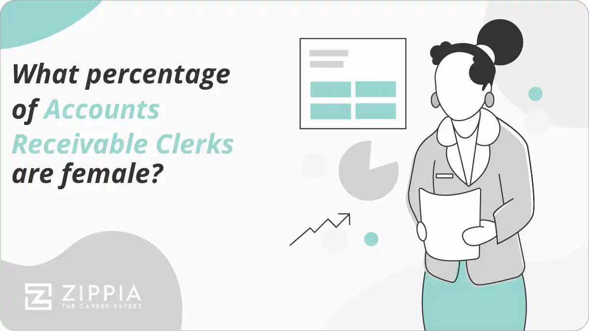What percentage of Accounts Receivable Clerks are female?