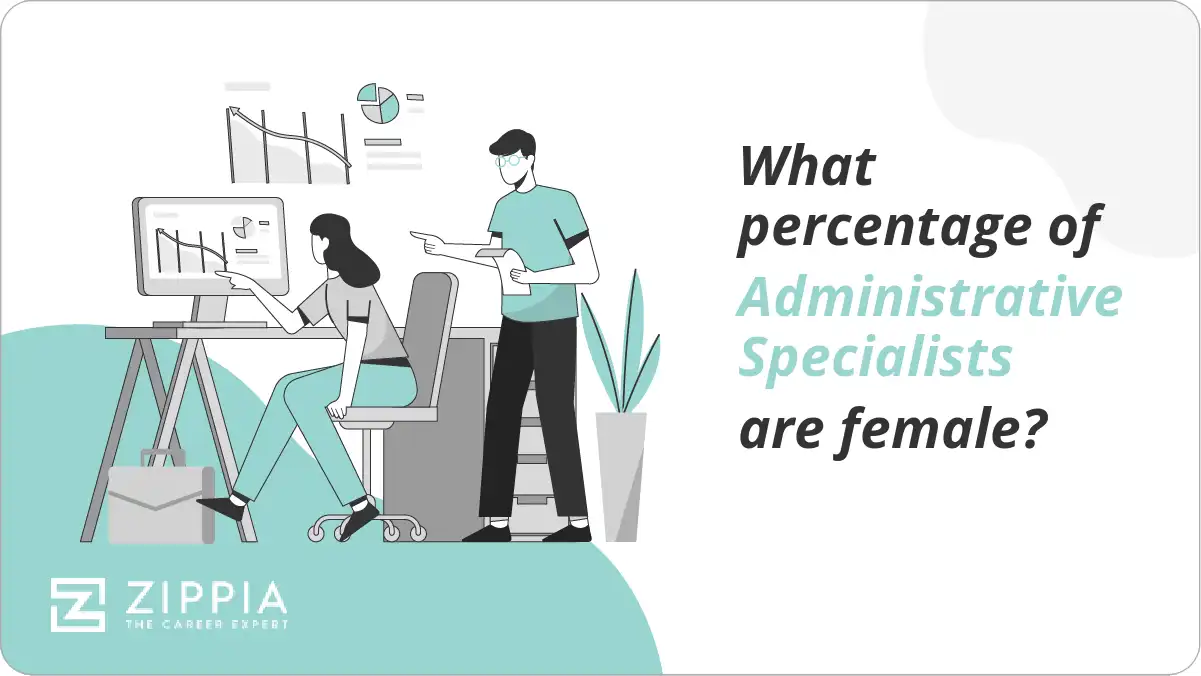 What percentage of Administrative Specialists are female?