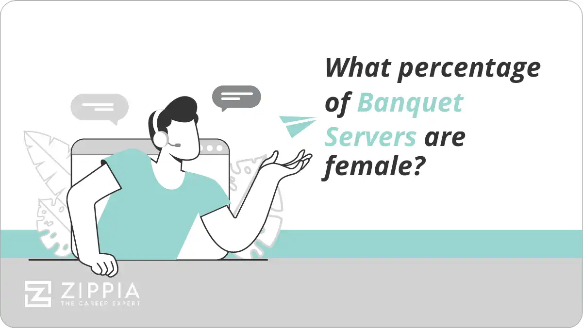 What percentage of Banquet Servers are female?