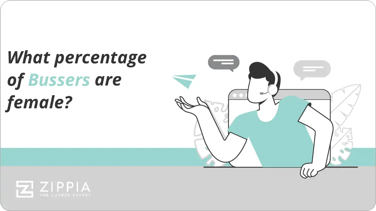 What percentage of Bussers are female?