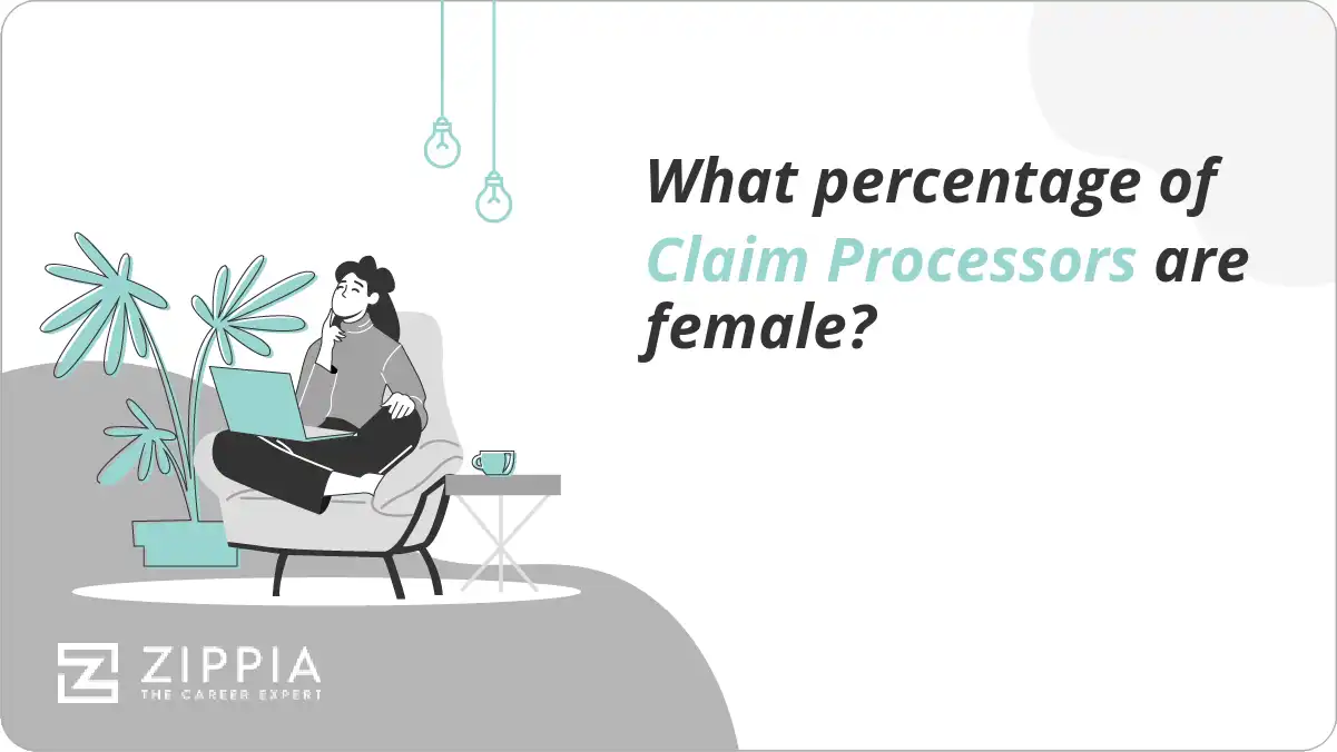 What percentage of Claim Processors are female?