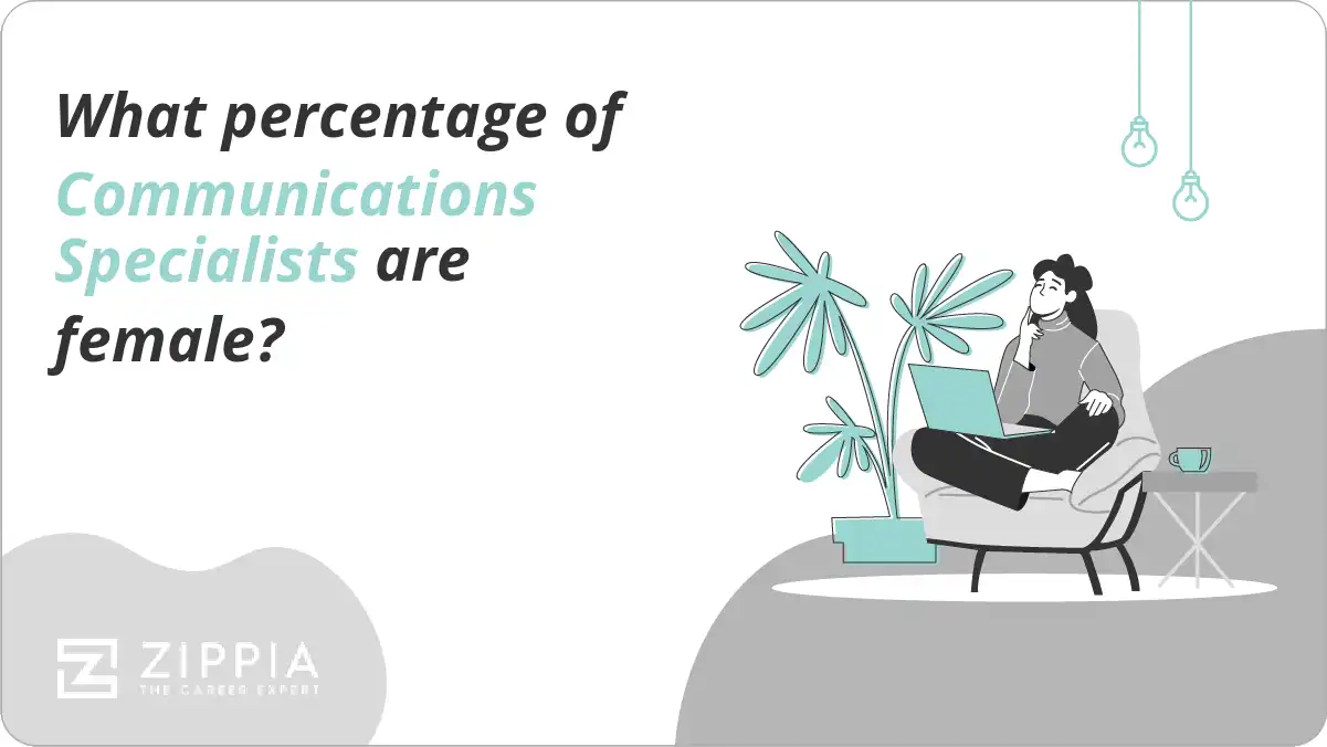 What percentage of Communications Specialists are female?