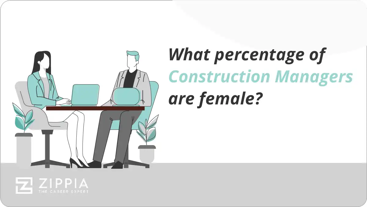 What percentage of Construction Managers are female?