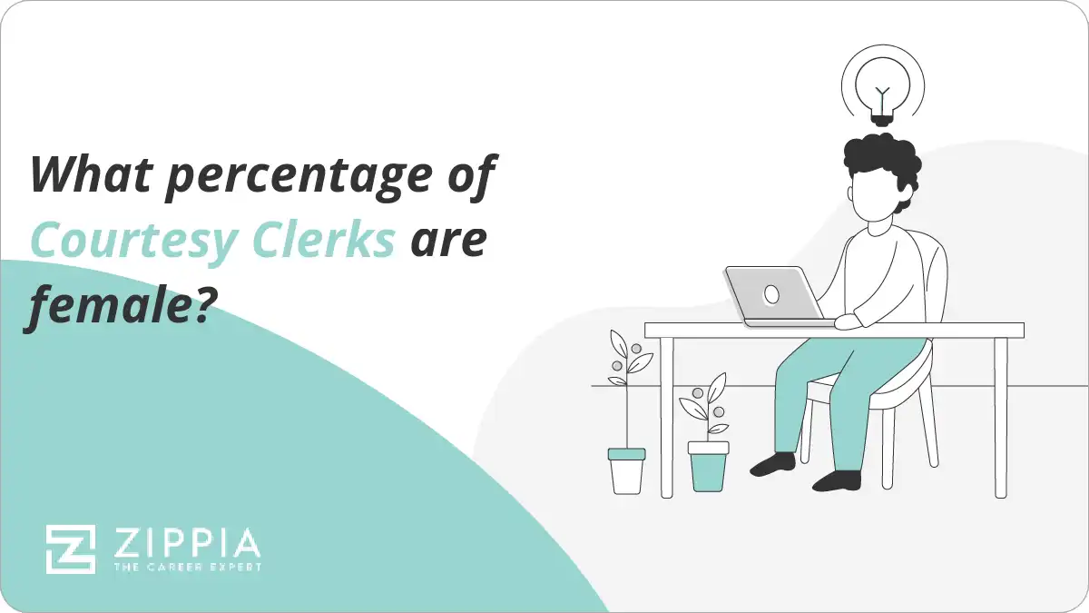 What percentage of Courtesy Clerks are female?