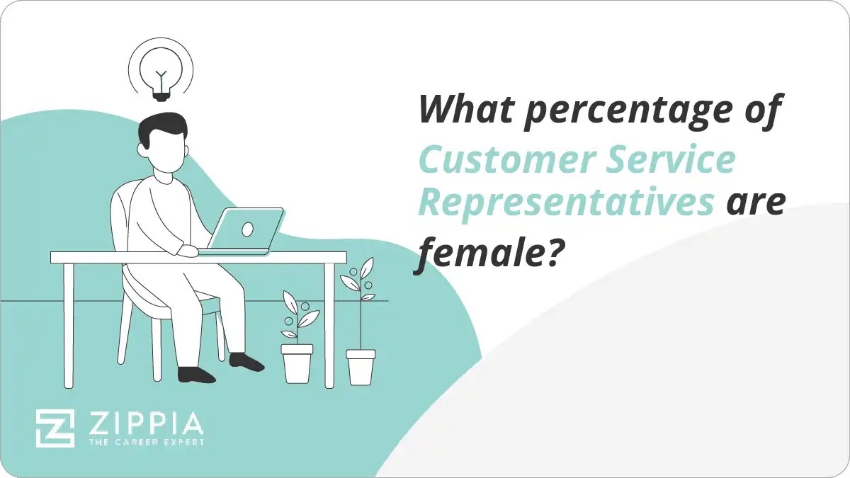 What percentage of Customer Service Representatives are female?