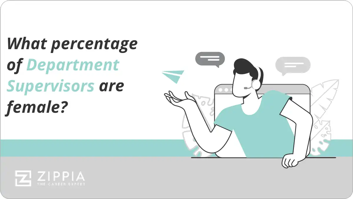 What percentage of Department Supervisors are female?