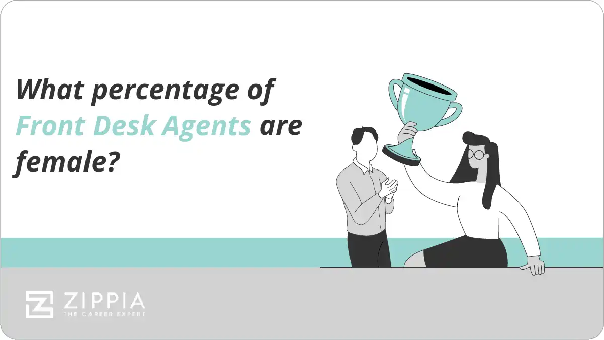 What percentage of Front Desk Agents are female?