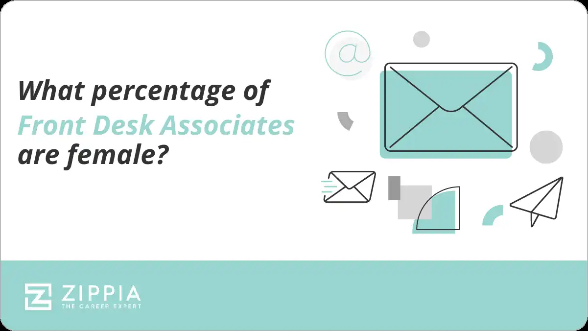 What percentage of Front Desk Associates are female?