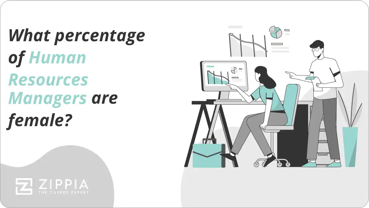 What percentage of Human Resources Managers are female?