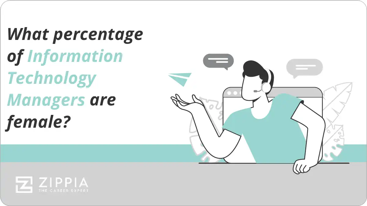 What percentage of Information Technology Managers are female?