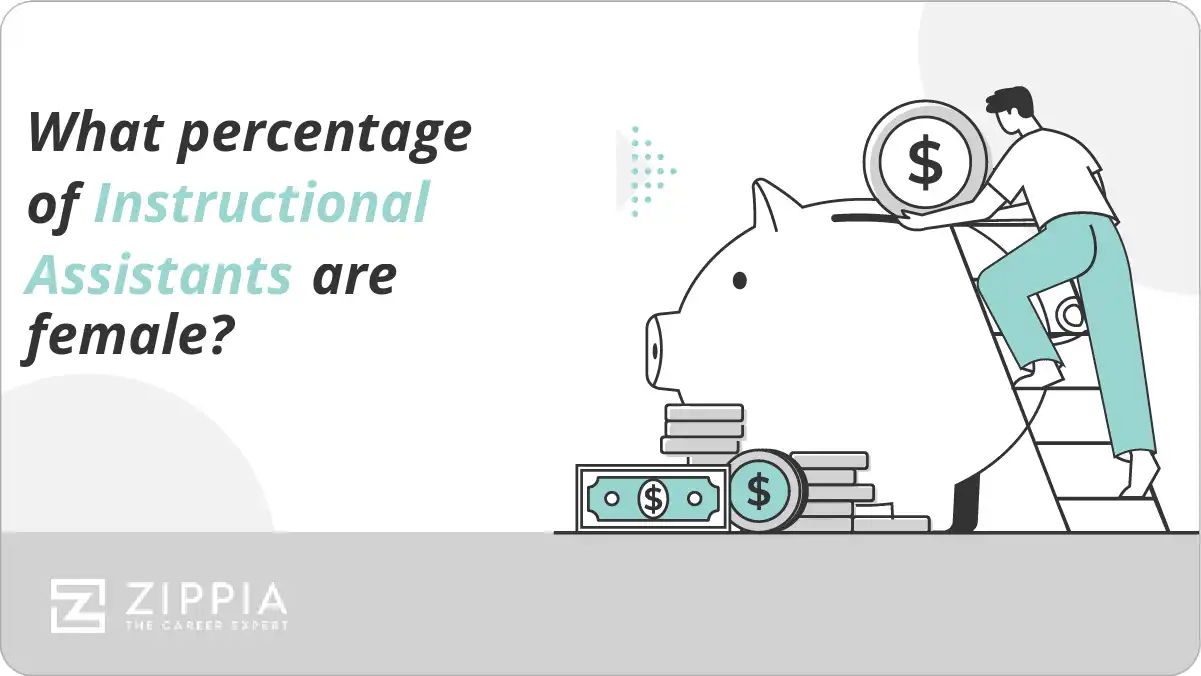 What percentage of Instructional Assistants are female?