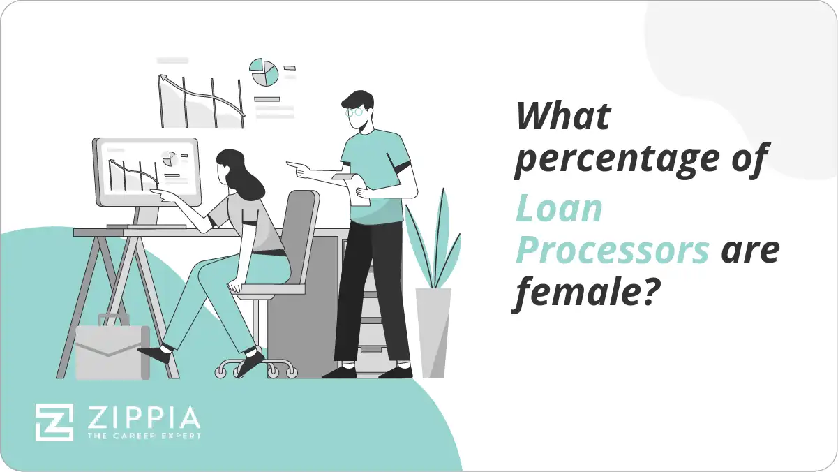 What percentage of Loan Processors are female?