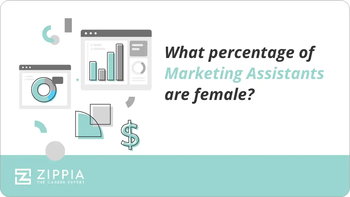 What percentage of Marketing Assistants are female?