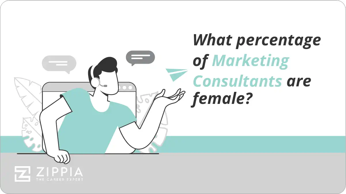 What percentage of Marketing Consultants are female?