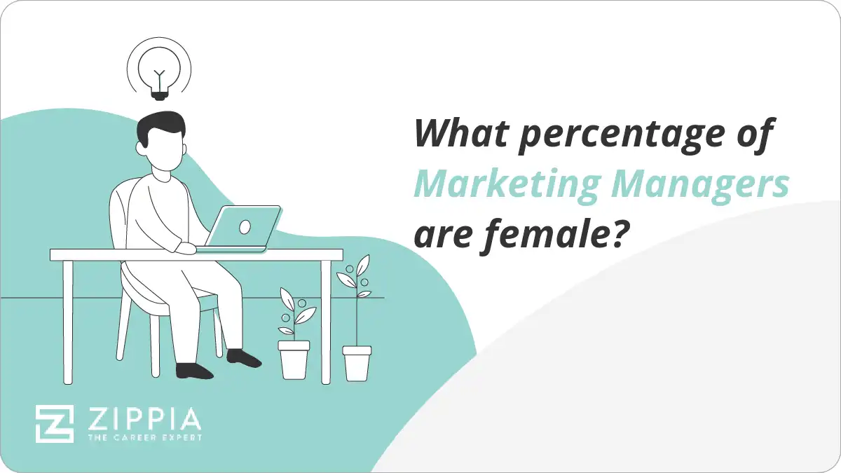 What percentage of Marketing Managers are female?