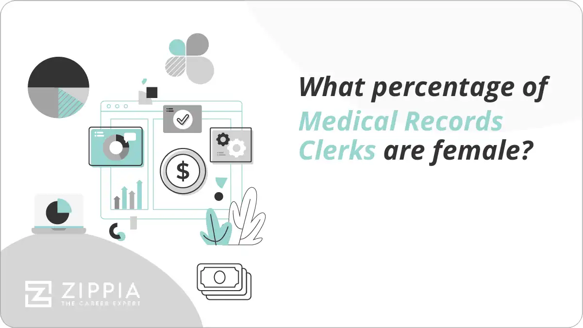 What percentage of Medical Records Clerks are female? Zippia