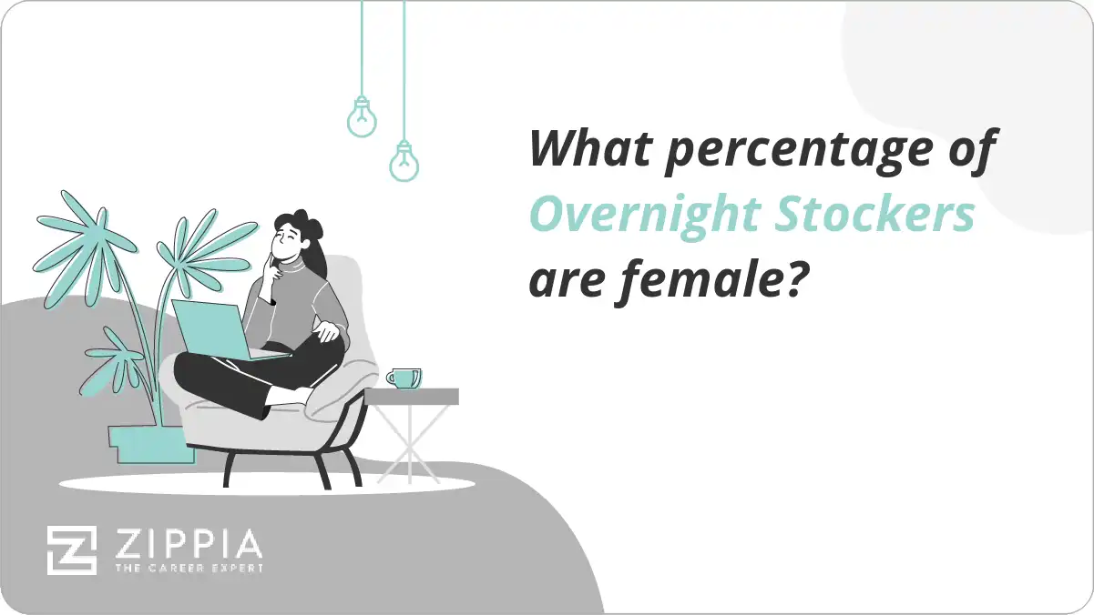 What percentage of Overnight Stockers are female?