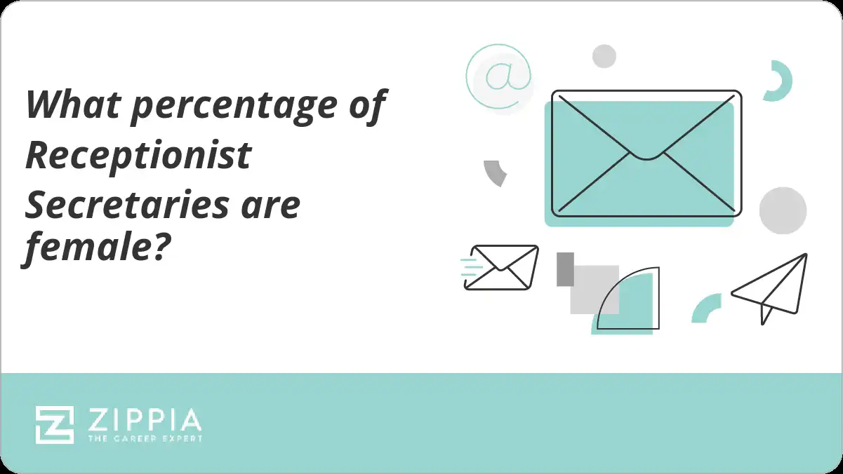 What percentage of Receptionist Secretaries are female?