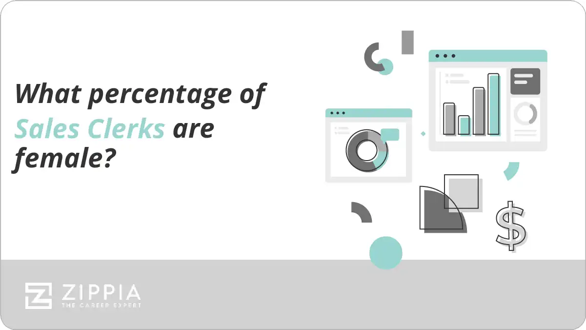 What percentage of Sales Clerks are female?