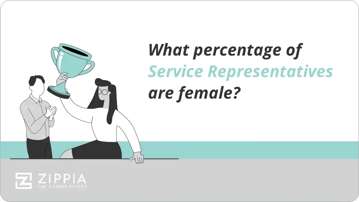 What percentage of Service Representatives are female?