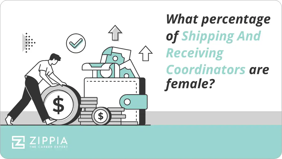 What percentage of Shipping And Receiving Coordinators are female?